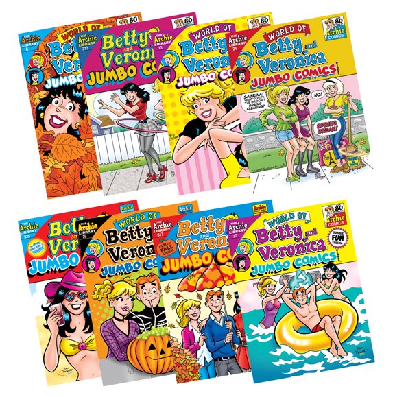 Archie Comics Digest Value Bundle Betty & Veronica 8-Pack