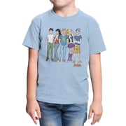 Archie Comics Gangs All Here Youth T Shirt Light Blue, XS-XL