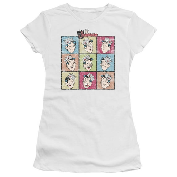 Archie Comics Jug Heads S/S Junior Women's T-Shirt Sheer White