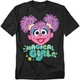 thumbnail image 1 of Sesame Street - Magical Girl Abby Cadabby - Adult Unisex T-Shirt - Black, 1 of 7