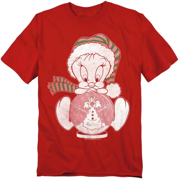 Looney Tunes T-Shirt Tweey Globe Unisex Graphic Tee For Men & Women