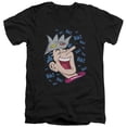 thumbnail image 1 of Archie Comics Laughing Jughead S/S Adult V-Neck T-Shirt Black, 1 of 1