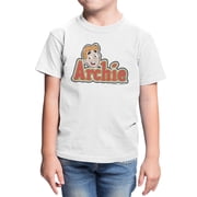 Archie Comics Logo Type Youth T Shirt White, XS-XL