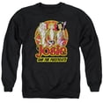 thumbnail image 1 of Archie Comics Power Trio Adult Crewneck Sweatshirt Black, 1 of 1