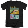 thumbnail image 1 of Archie Comics The Archies Colored S/S Adult V-Neck T-Shirt Black, 1 of 1