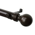 thumbnail image 1 of Archie Curtain Rod 1.5 inch OD, 165" - 215" long - Cocoa, 1 of 2