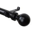 thumbnail image 1 of Archie Curtain Rod 1.5 inch OD, 48" - 84" long - Black, 1 of 2