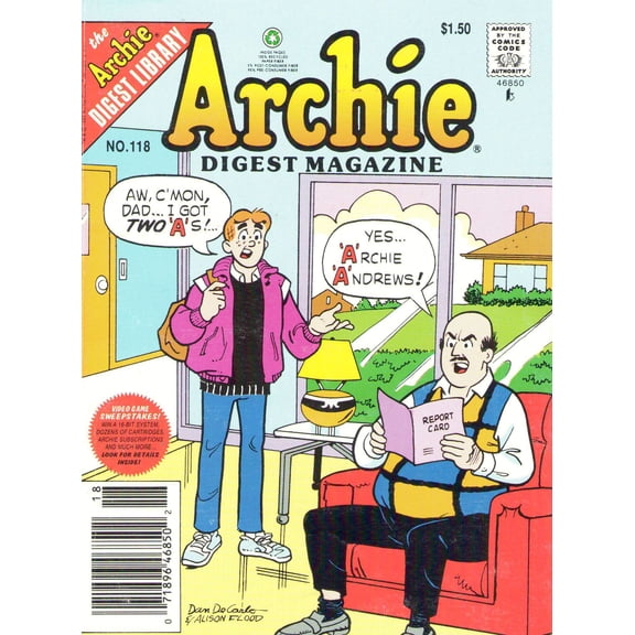 Archie Digest Magazine #118 (Newsstand) VF ; Archie Comic Book