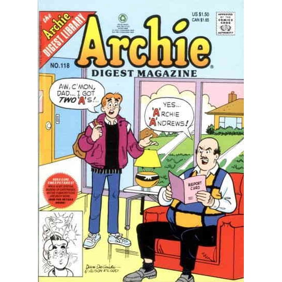 Archie Digest Magazine #118 VF ; Archie Comic Book