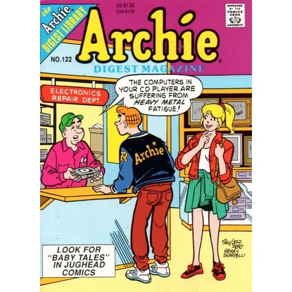 Archie Digest Magazine #122 VF ; Archie Comic Book