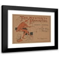 thumbnail image 1 of Archie Gunn 24x19 Black Modern Framed Museum Art Print Titled - The Mystery of Handwriting (1896), 1 of 5