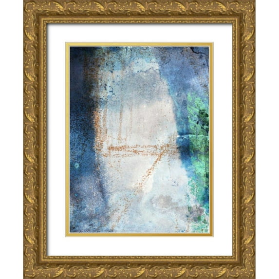 Archie, K. 12x14 Gold Ornate Wood Framed with Double Matting Museum Art Print Titled - Ice Age I
