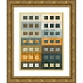 thumbnail image 1 of Archie, Kate 15x18 Gold Ornate Wood Framed with Double Matting Museum Art Print Titled - Urban Grid II, 1 of 4
