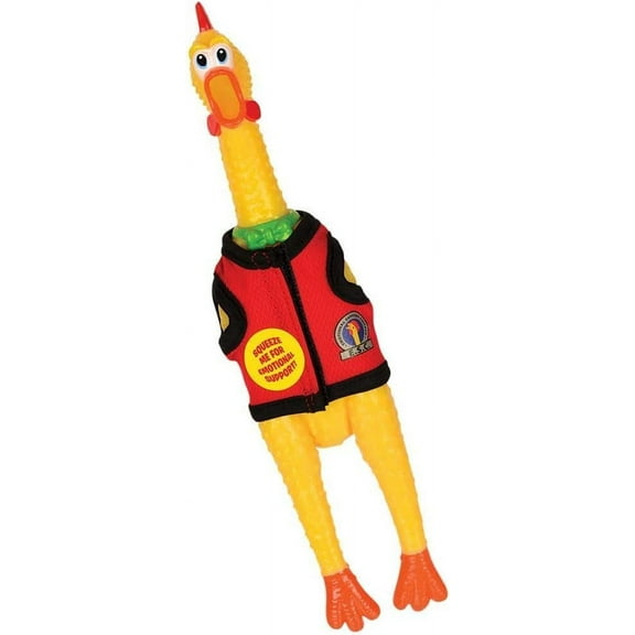 Archie McPhee Emotional Support Chicken Novelty Funny Gag Gift