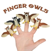 Archie McPhee Finger Owls Finger Puppets 4 Pack