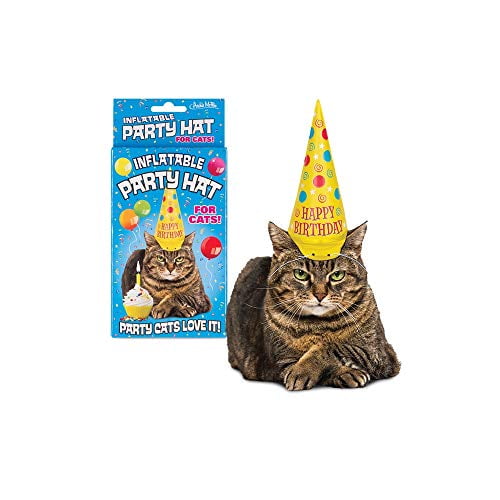 Archie McPhee Inflatable Party Hat for Cats