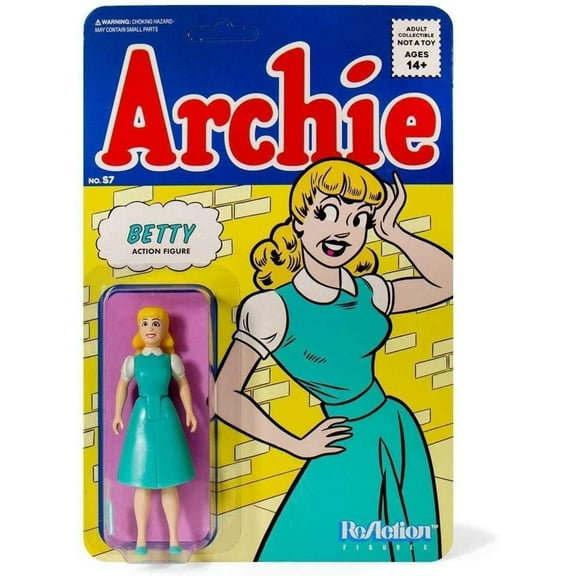 Archie Betty Reaction Figure Retro Design Classic Comic Collectible Super7