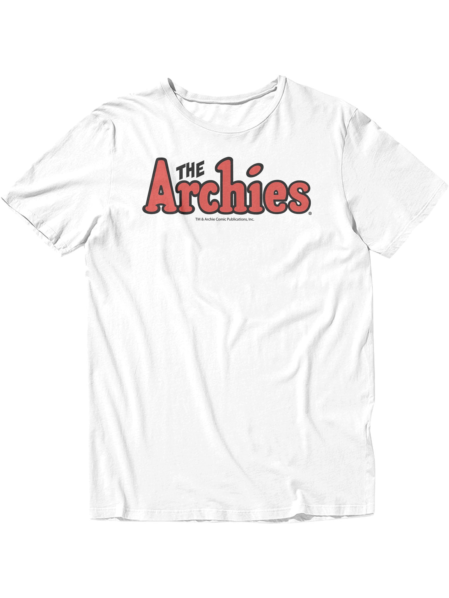 Archie The Archies Logo Graphic Short Sleeve T-Shirt for Men (White, S ...