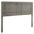 thumbnail image 1 of Archie Wood Full Headboard - Modern Style, Retro Design, Interchangeable Bed Frames - Gray, 1 of 3