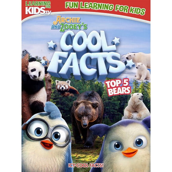 Archie & Zooey's Cool Facts: Top 5 Bears (DVD), Wownow, Animation
