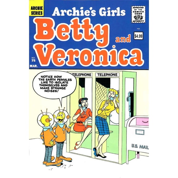 Archie's Girls Betty And Veronica #75A VF ; Archie Comic Book