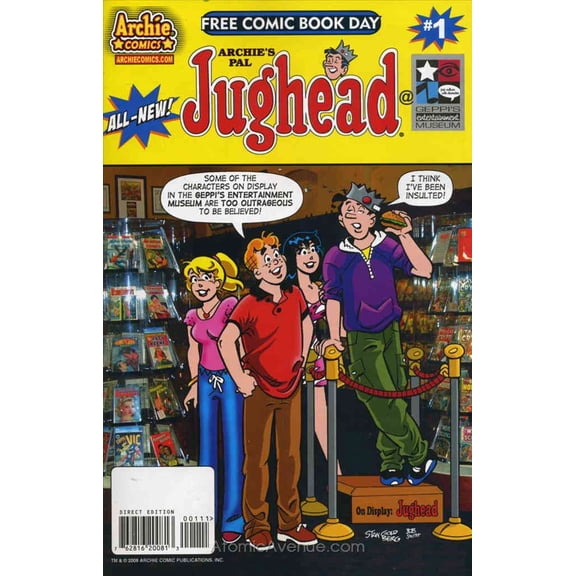 Archie's Pal Jughead Comics FCBD #2008 VF ; Archie Comic Book
