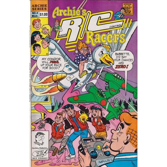 Archie's R/C Racers #4 VF ; Archie Comic Book