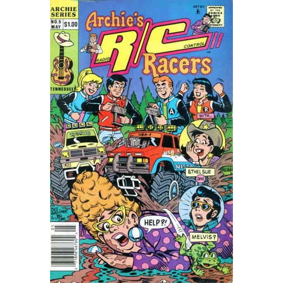 Archie's R/C Racers #5 (Newsstand) VF ; Archie Comic Book