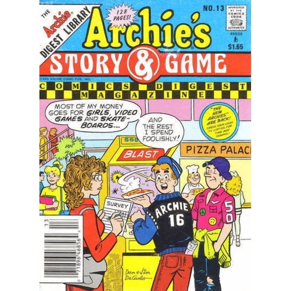 Archie's Story And Game Digest Magazine #13 (Newsstand) VF ; Archie Comic Book