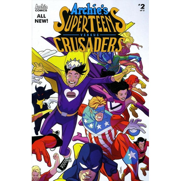 Archie's Superteens Versus Crusaders #2A VF ; Archie Comic Book