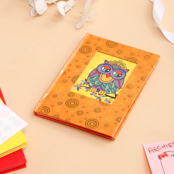 Archies Cute Owl Design Hardbound Writing Notebook