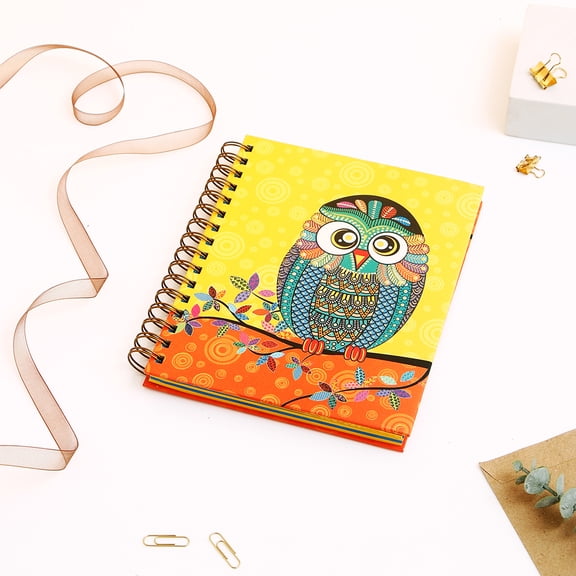 Archies Wise Owl Multicolour Spiral Diary