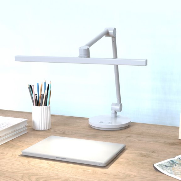 Archilight ArchDesk 48cm Pro Desktop Lamp with Base, CRI>85, Dimmable+CCT light change 3000k-6500k, White