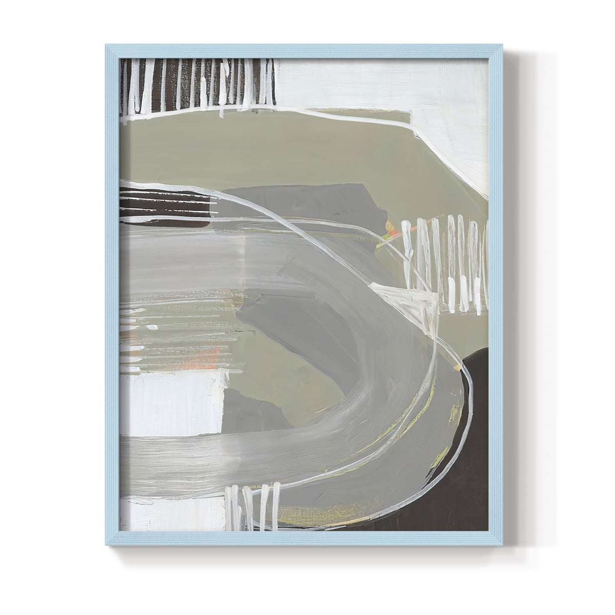 Arching Neutrals I in Paper Solid Wood 11 x 14 Framed Print