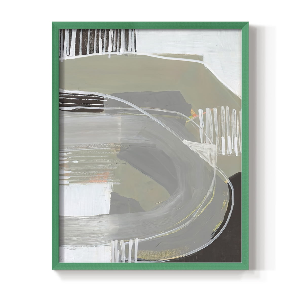 Arching Neutrals I in Paper Solid Wood 11 x 14 Framed Print