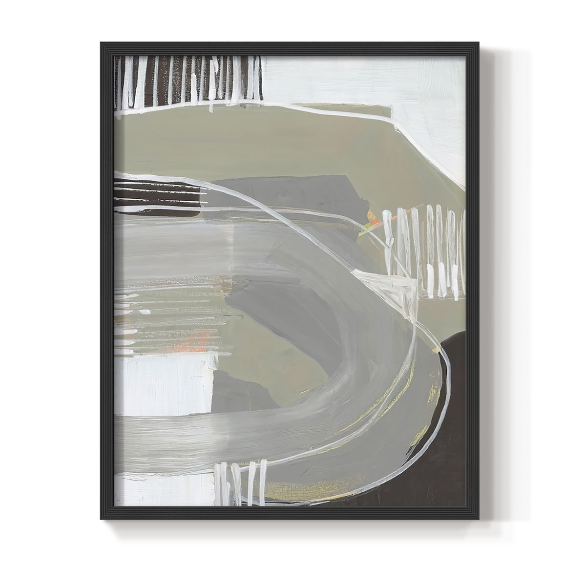 Arching Neutrals I in Paper Solid Wood 16 x 20 Framed Print