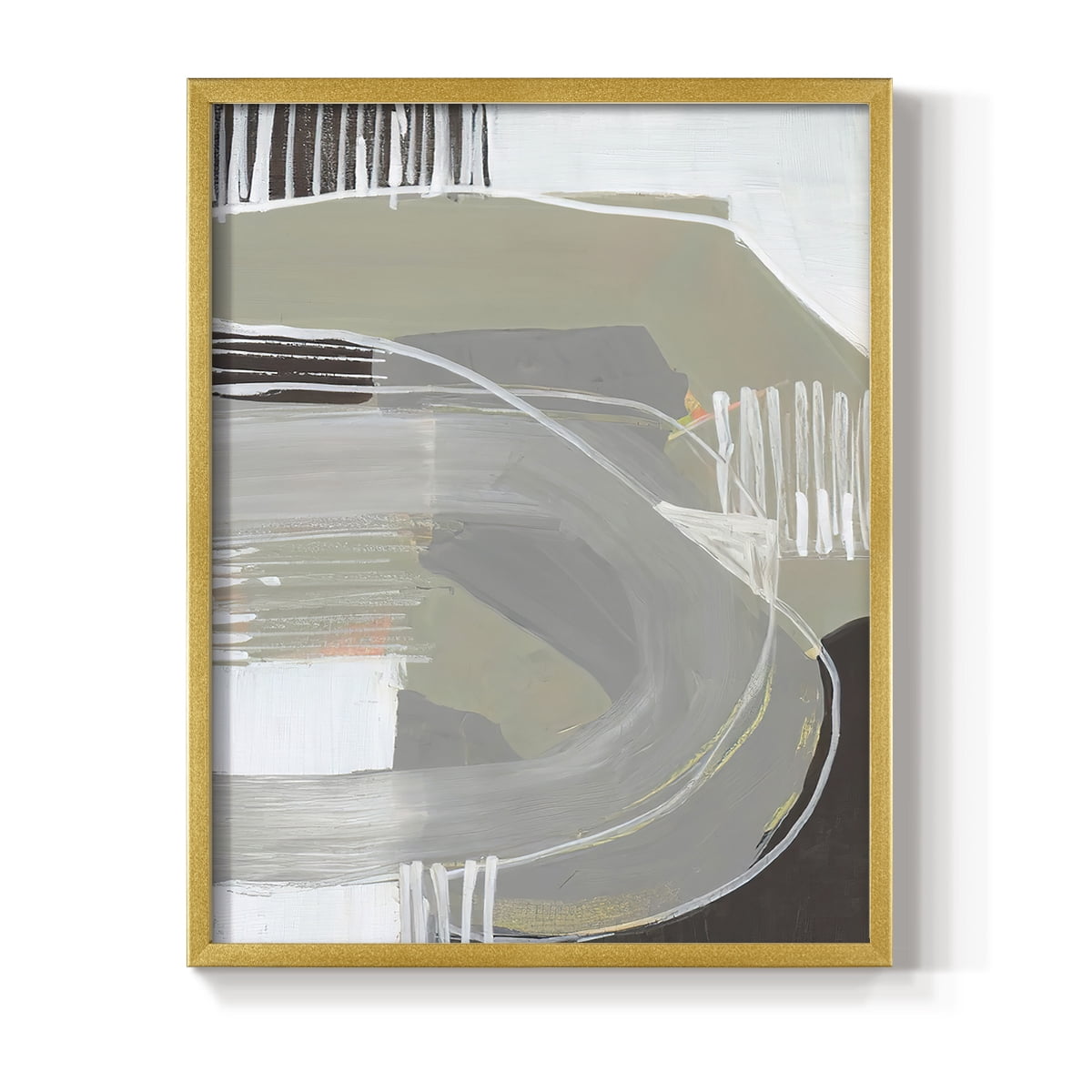 Arching Neutrals I in Paper Solid Wood 8 x 10 Framed Print