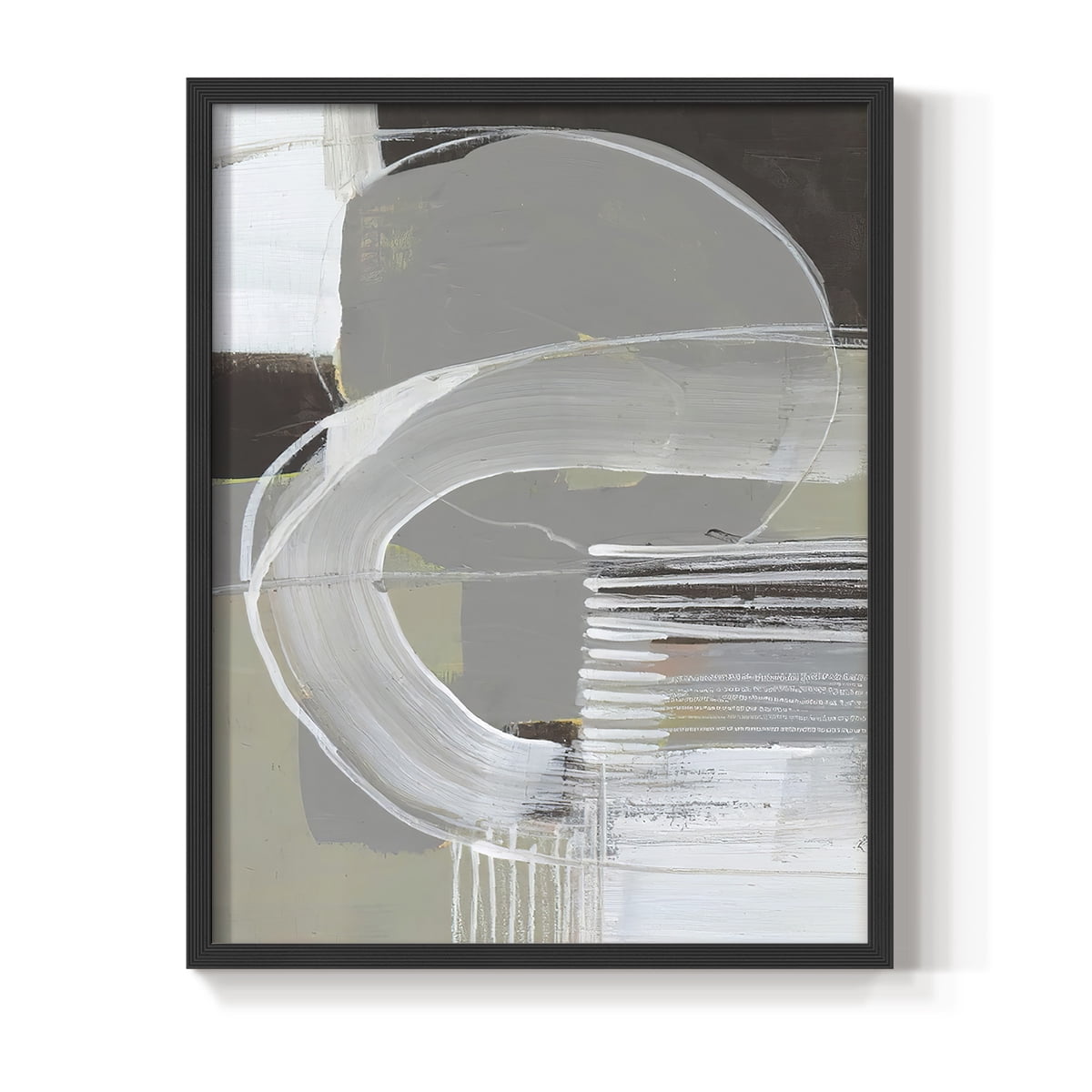 Arching Neutrals II in Paper Solid Wood 11 x 14 Framed Print