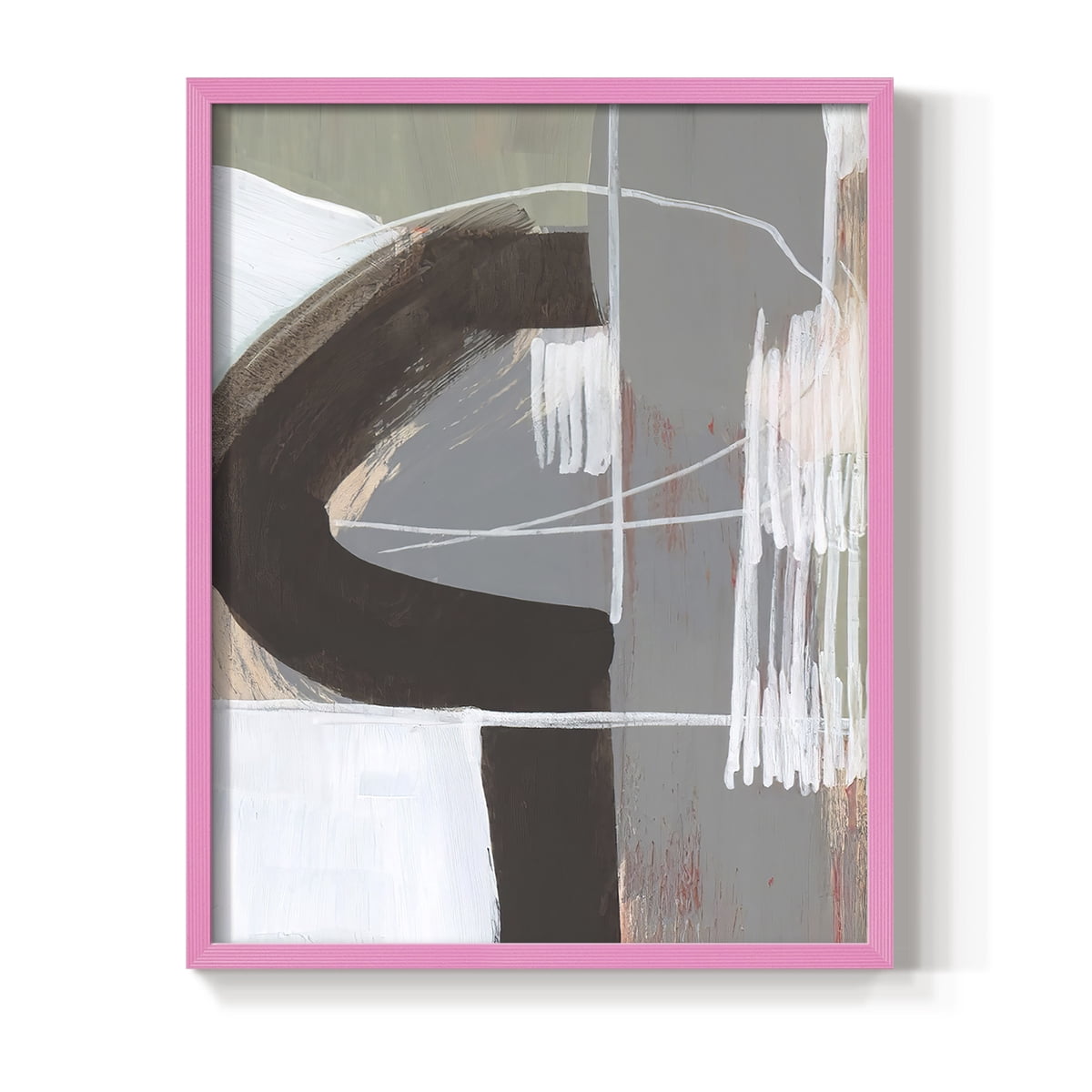 Arching Neutrals IV in Paper Solid Wood 11 x 14 Framed Print