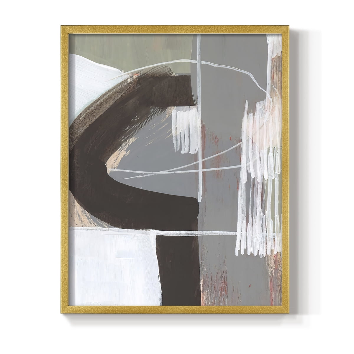 Arching Neutrals IV in Paper Solid Wood 22 x 28 Framed Print