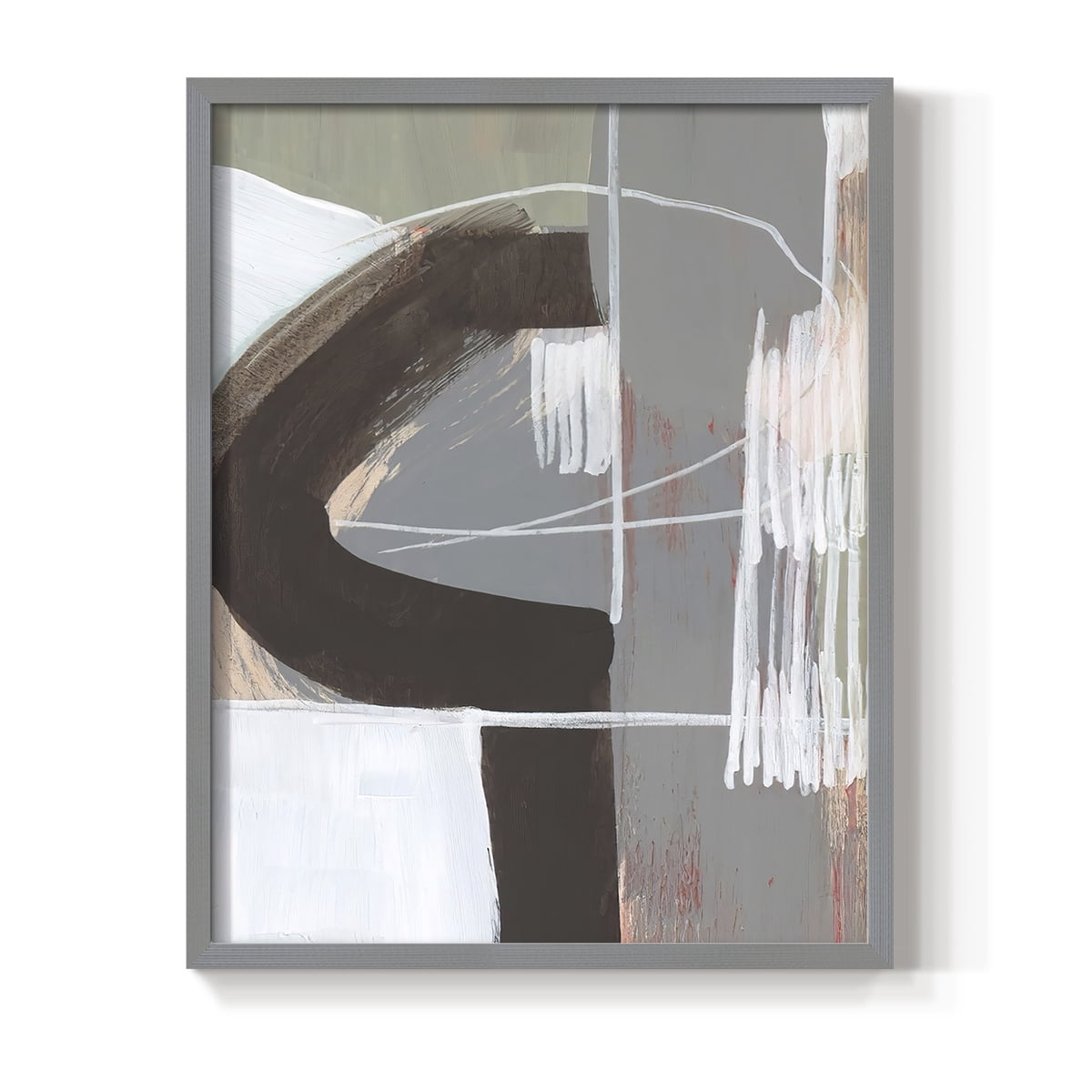 Arching Neutrals IV in Paper Solid Wood 8 x 10 Framed Print