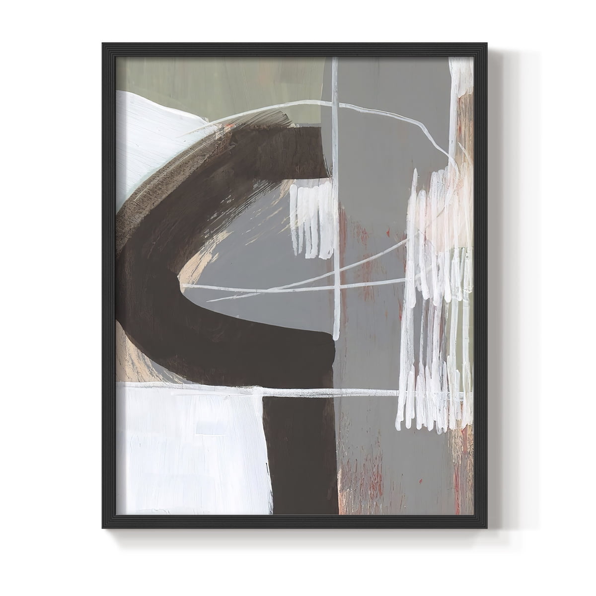 Arching Neutrals IV in Paper Solid Wood 8 x 10 Framed Print