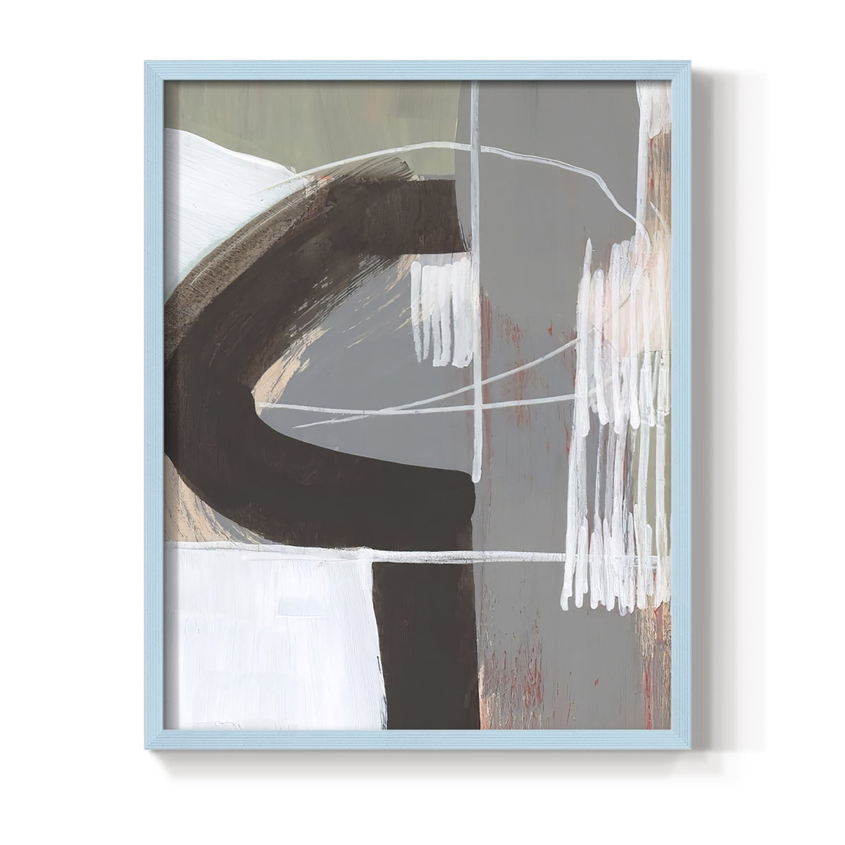 Arching Neutrals IV in Paper Solid Wood 8 x 10 Framed Print