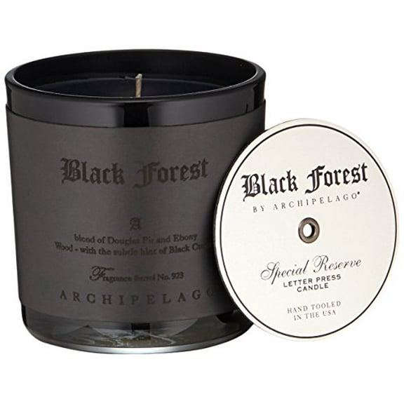 Archipelago Botanicals Black Forest Letter Press Candle