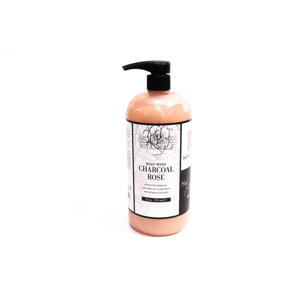 Archipelago Botanicals Body Wash - Charcoal Rose , 33 oz Body Wash