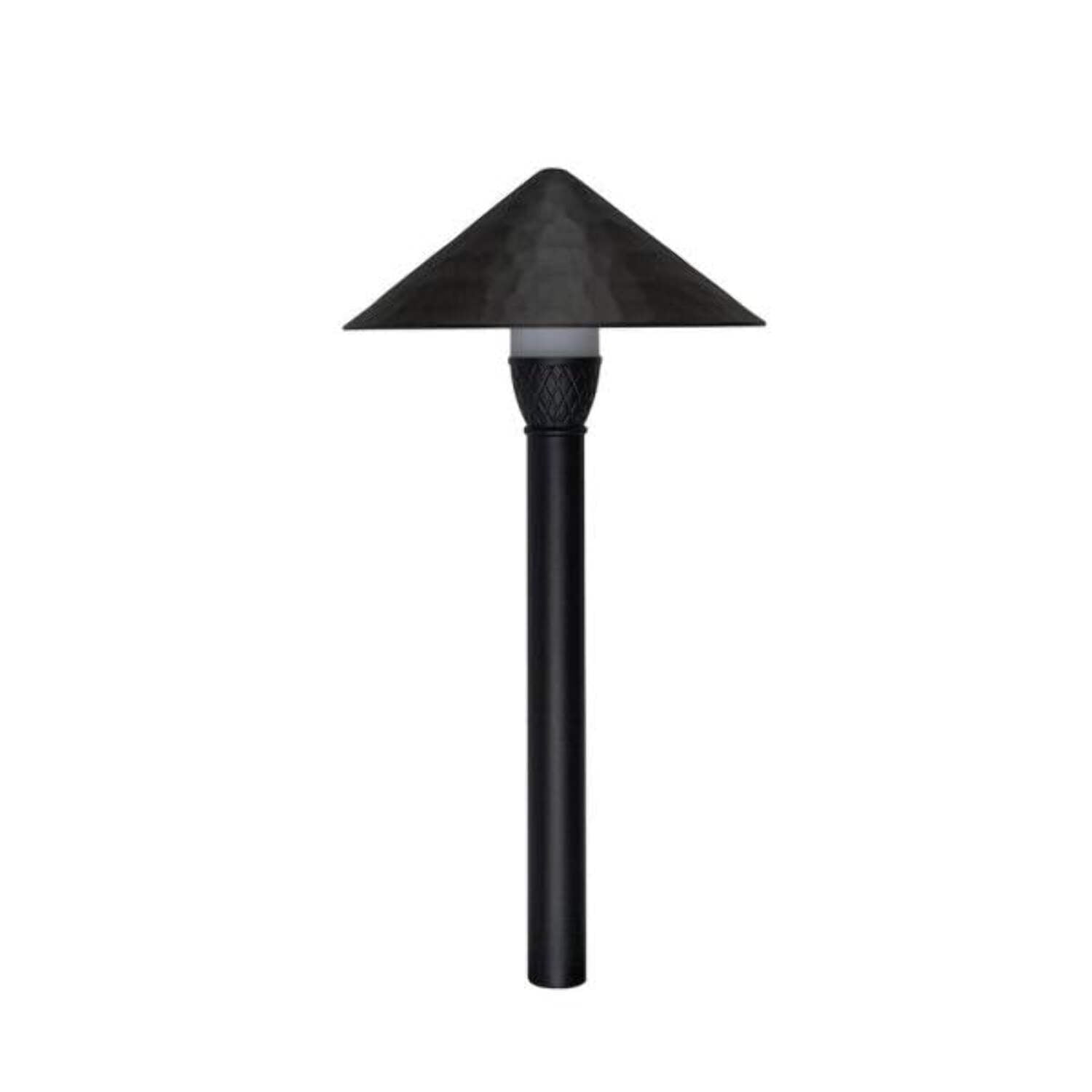 Plug-N-Go Black Aluminum LED Pathway Light with Dusk-to-Dawn Sensor