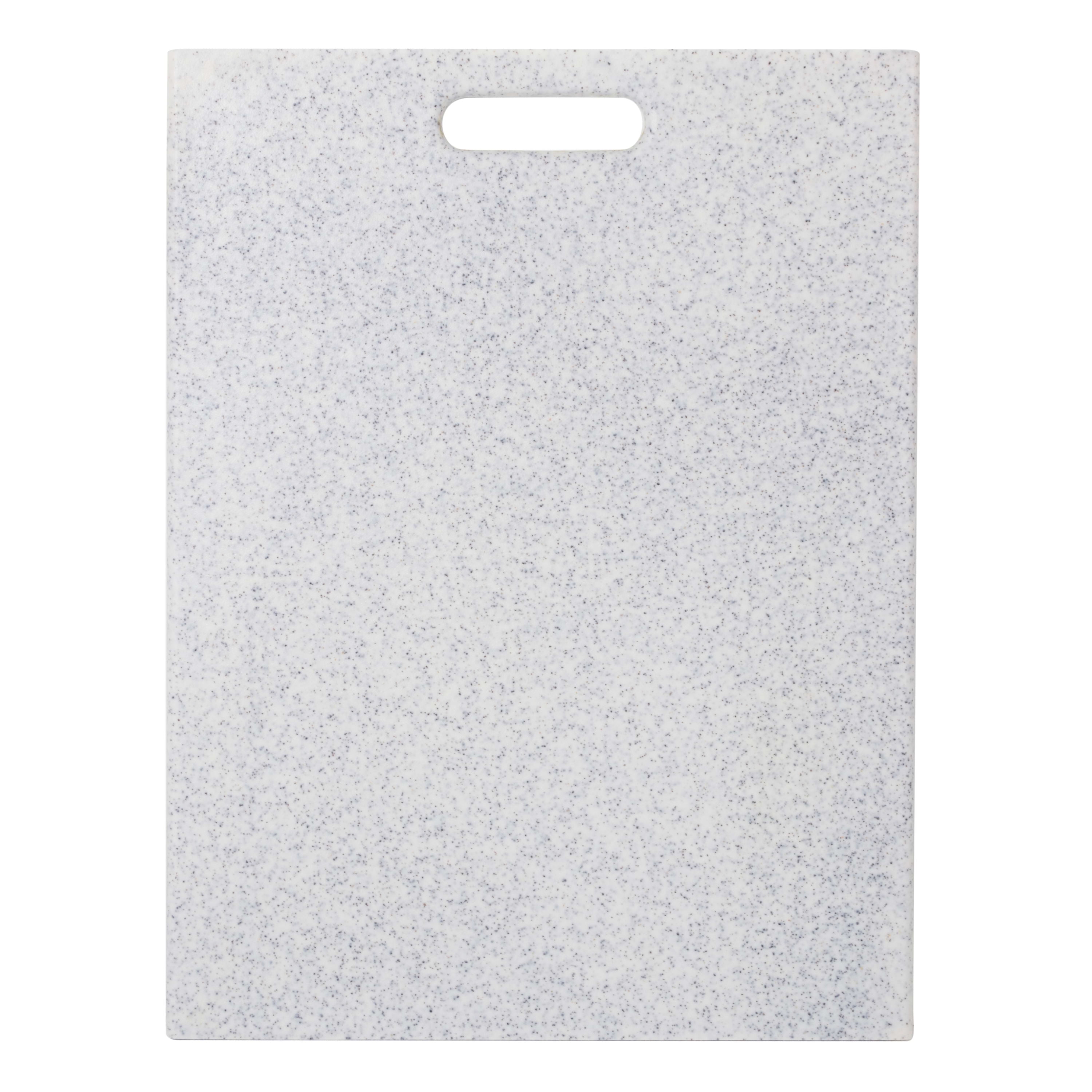 Eco-Friendly Gray Plastic Rectangular Cutting Board, 16x12