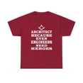 thumbnail image 1 of Architect Because Even Engineers Need Heroes Funny Architect Tshirt, 1 of 1