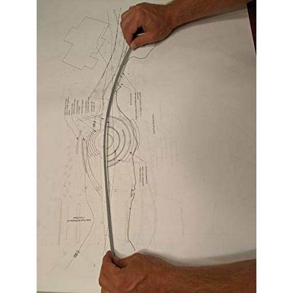 Architect Estimators Pocket Tape - 3ft - Architectural Drafting Scale with 1/8, 1/4, 3/8, 3/4, 3/16, 3/32" Scale