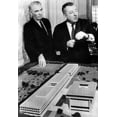 thumbnail image 1 of Architect Gordon Bunshaft Unveiling A Model Of The Lyndon Johnson Library. Bunshaft Was The Chief Designer Of, 1 of 2